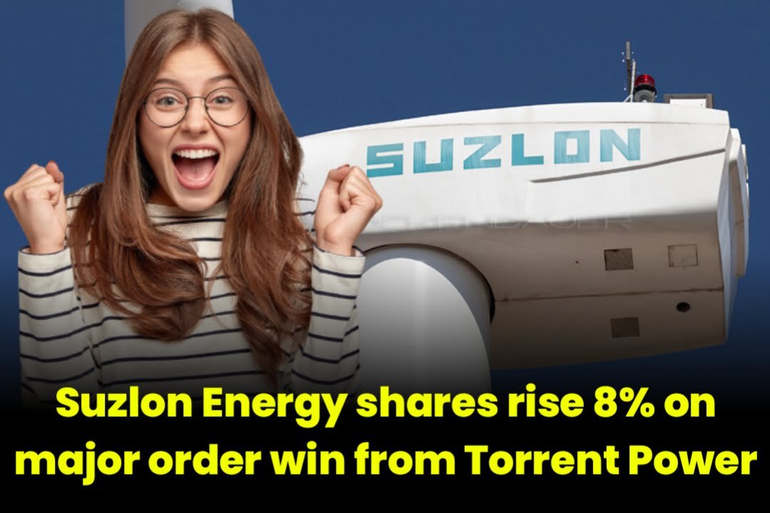 Suzlon Energy shares rise 8% on major order win from Torrent Power