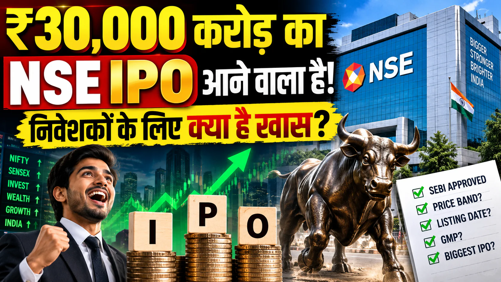 ₹30,000 करोड़ का NSE IPO आने वाला है! निवेशकों के लिए क्या है खास?